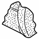 Volkswagen 1J0-881-775-CG Seat Back Pad Volkswagen 1J0-881-775-CG Seat Back Pad