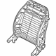Volkswagen 1J3-881-045-LR Seat Back Frame Volkswagen 1J3-881-045-LR Seat Back Frame