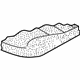 Volkswagen 1J0-881-375-S Seat Cushion Pad Volkswagen 1J0-881-375-S Seat Cushion Pad